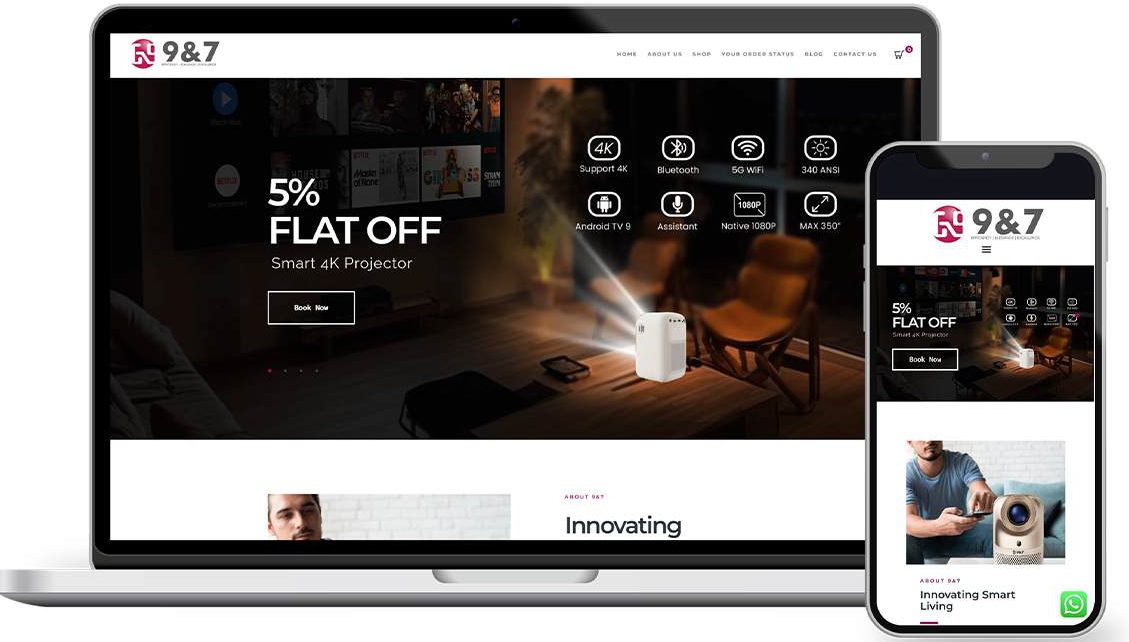 Smart living storefront — 9n7.in