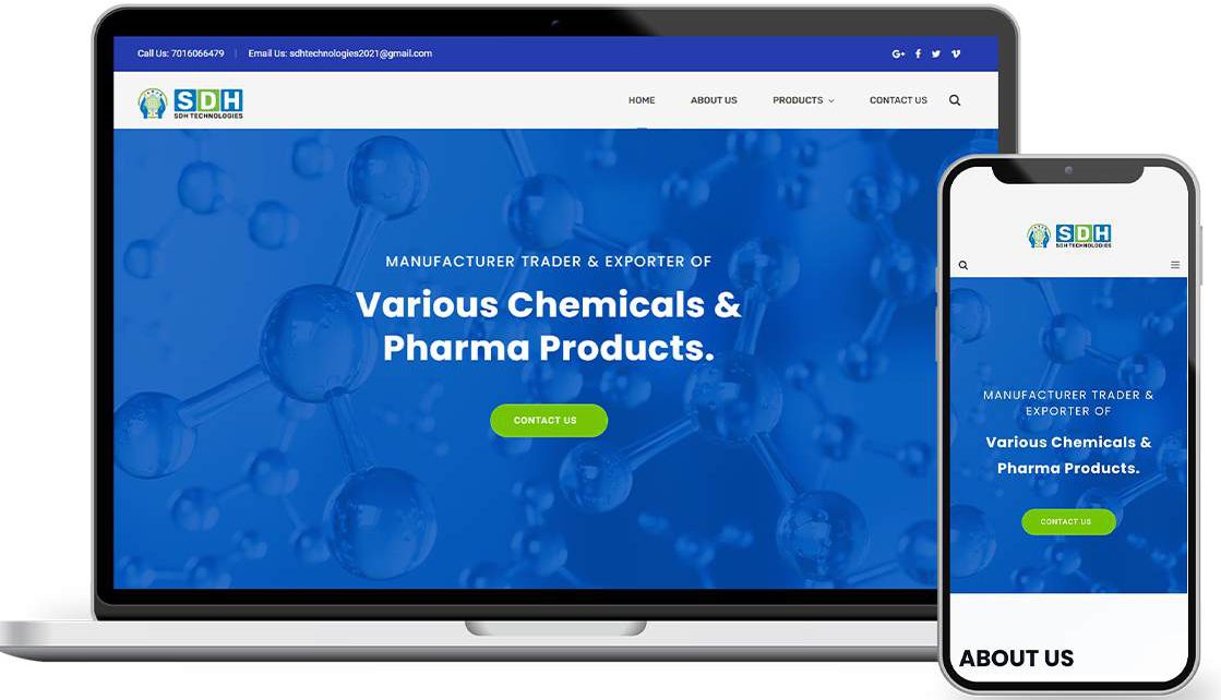 Chemicals & pharma exporter — sdhtechnologies.com